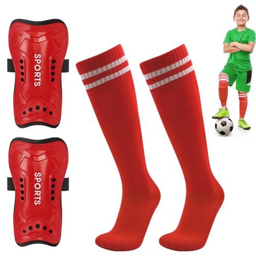 Proberos Sport Compression Sock Shin Guards Set 14 Inches Knee High Compression Sport Socks for Girls 5-10 Years Old Sweat Absorption High Elastic Long Sport Socks for Soccer, Basketball, Pink Proberos Sport Compression Sock Shin Guards Set 14 Inches Knee High Compression Sport Socks for Girls 5-10 Years Old Sweat Absorption High Elastic Long Sport Socks for Soccer, Basketball, Pink